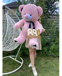 Плюшевий ведмедик Клітина 100 см рожевий
