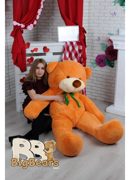 Плюшевий ведмедик Монті 180 см рудий Плюшевий ведмедик Монті 180 см рудий