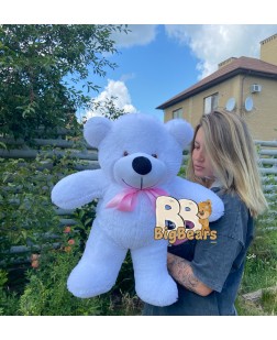Плюшевий ведмедик Монті 80 см білий