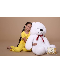 Плюшевий ведмедик Монті 120 см білий