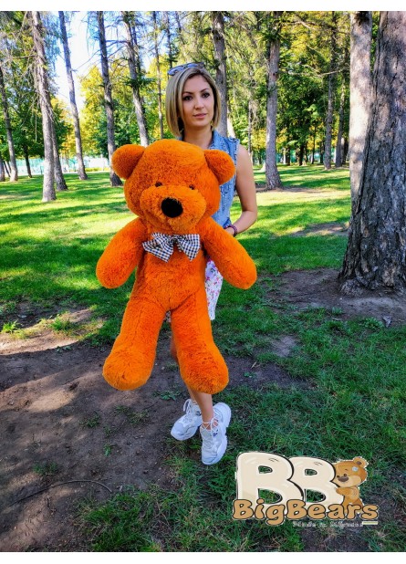 Плюшевий ведмедик Рой 100 см рудий