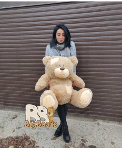Плюшевий ведмедик Тедді 100 см персиковий