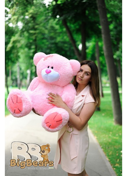 Плюшевий ведмедик Тедді 100 см рожевий
