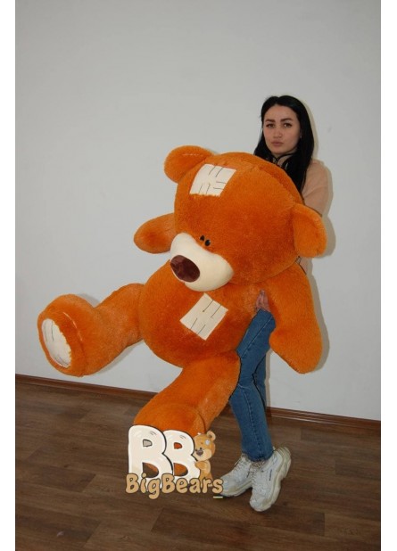 Плюшевий ведмедик Тедді 160 см рудий
