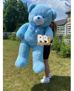 Плюшевий ведмедик Томмі 180 см блакитний