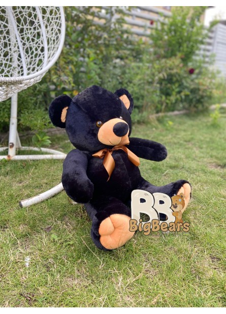 Плюшевий ведмедик Томмі 100 см чорний