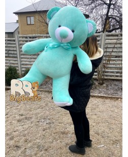 Плюшевий ведмедик Томмі 130 см велюр м'ятний
