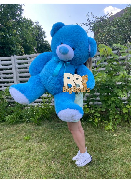 Плюшевий ведмедик Томмі 160 см бірюзовий