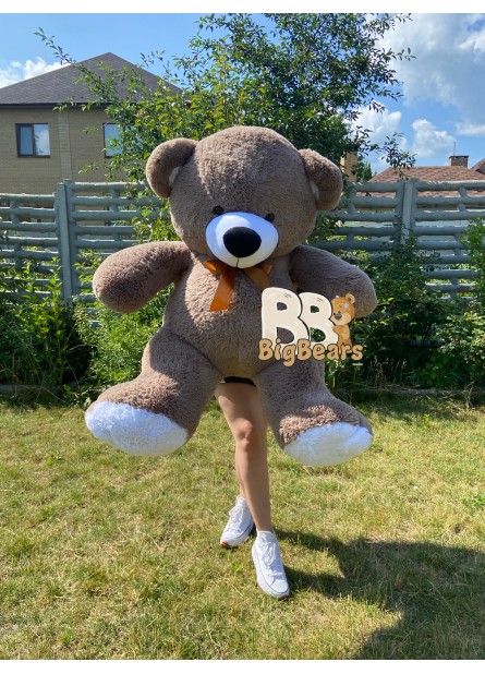 Плюшевий ведмедик Томмі 160 см капучино Плюшевий ведмедик Томмі 160 см капучино