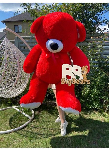 Плюшевий ведмедик Томмі 200 см червоний