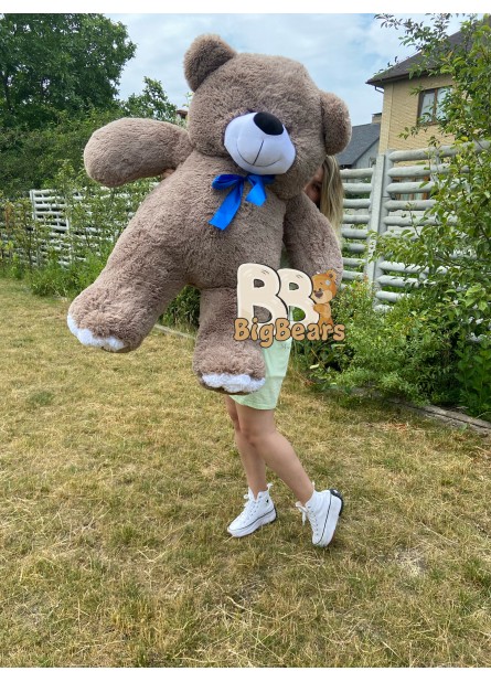 Плюшевий ведмедик Ветлі 140 см капучино Плюшевий ведмедик Ветлі 140 см капучино