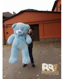 Плюшевий ведмедик Ветлі 160 см блакитний
