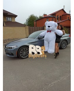 Плюшевий ведмедик Ветлі 160 см білий