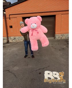 Плюшевий ведмедик Ветлі 160 см рожевий