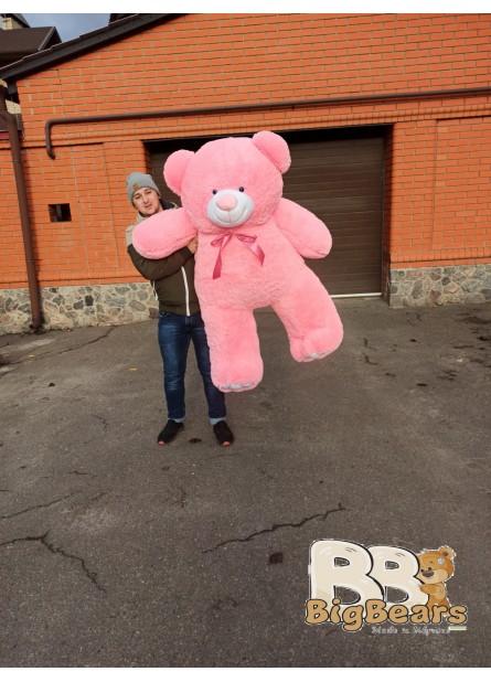 Плюшевий ведмедик Ветлі 160 см рожевий