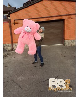Плюшевий ведмедик Ветлі 160 см рожевий