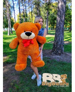Плюшевий ведмедик Луї 130 см рудий