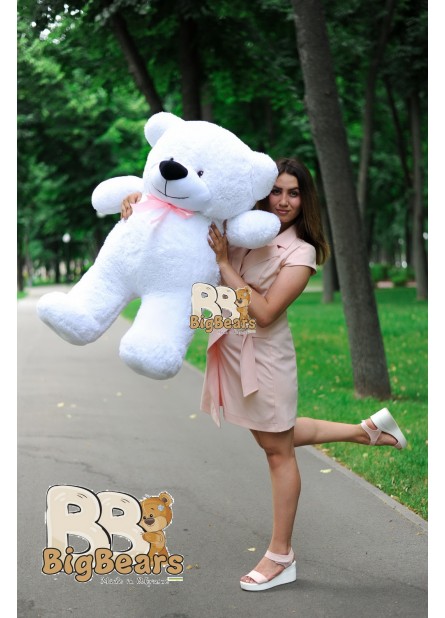 Плюшевий ведмедик Луї 130 см білий